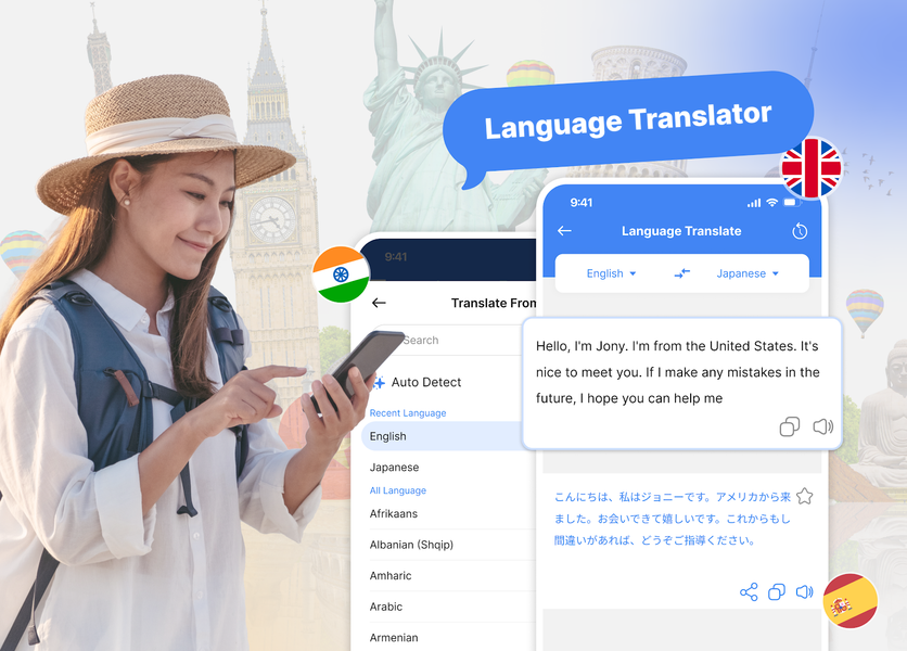 All Translate AI: Voice, Text - عکس برنامه موبایلی اندروید