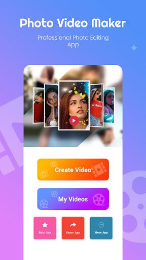 Photo Video Maker With Music - عکس برنامه موبایلی اندروید