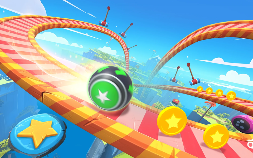 ۳D Super Rolling Ball Race - عکس بازی موبایلی اندروید
