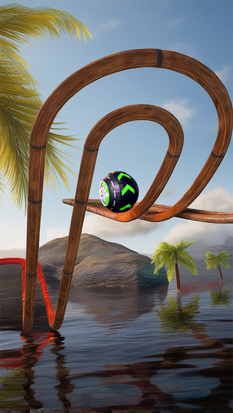 Rolling Balls Sky ۳D - عکس برنامه موبایلی اندروید