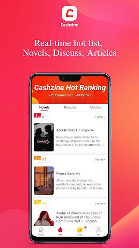 Cashzine - Earn money reward - عکس برنامه موبایلی اندروید