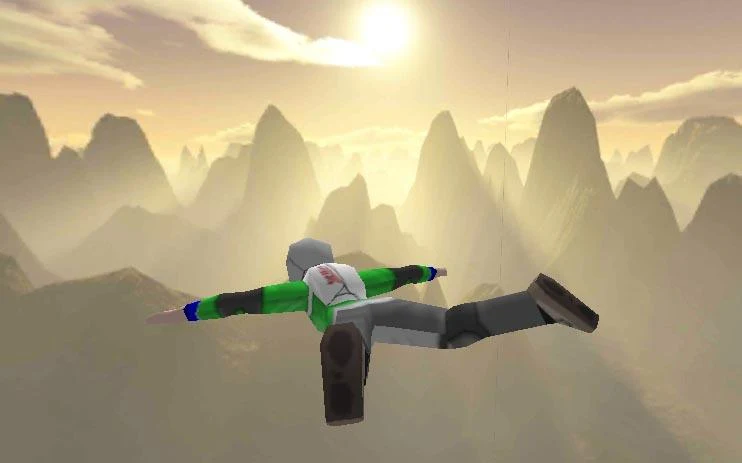 Skydiver - Drone Flight - Gameplay image of android game