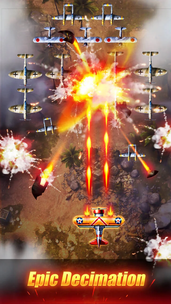 Sky Survivor: WWII Aircraft Sh - Gameplay image of android game