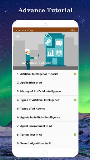 Learn AI with Python - عکس برنامه موبایلی اندروید