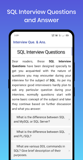 Learn SQL and SQL Server - عکس برنامه موبایلی اندروید