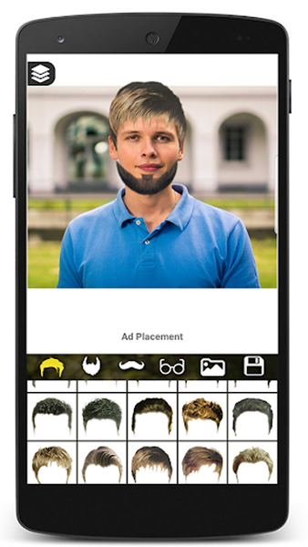 Hair and Mustache Changer - عکس برنامه موبایلی اندروید
