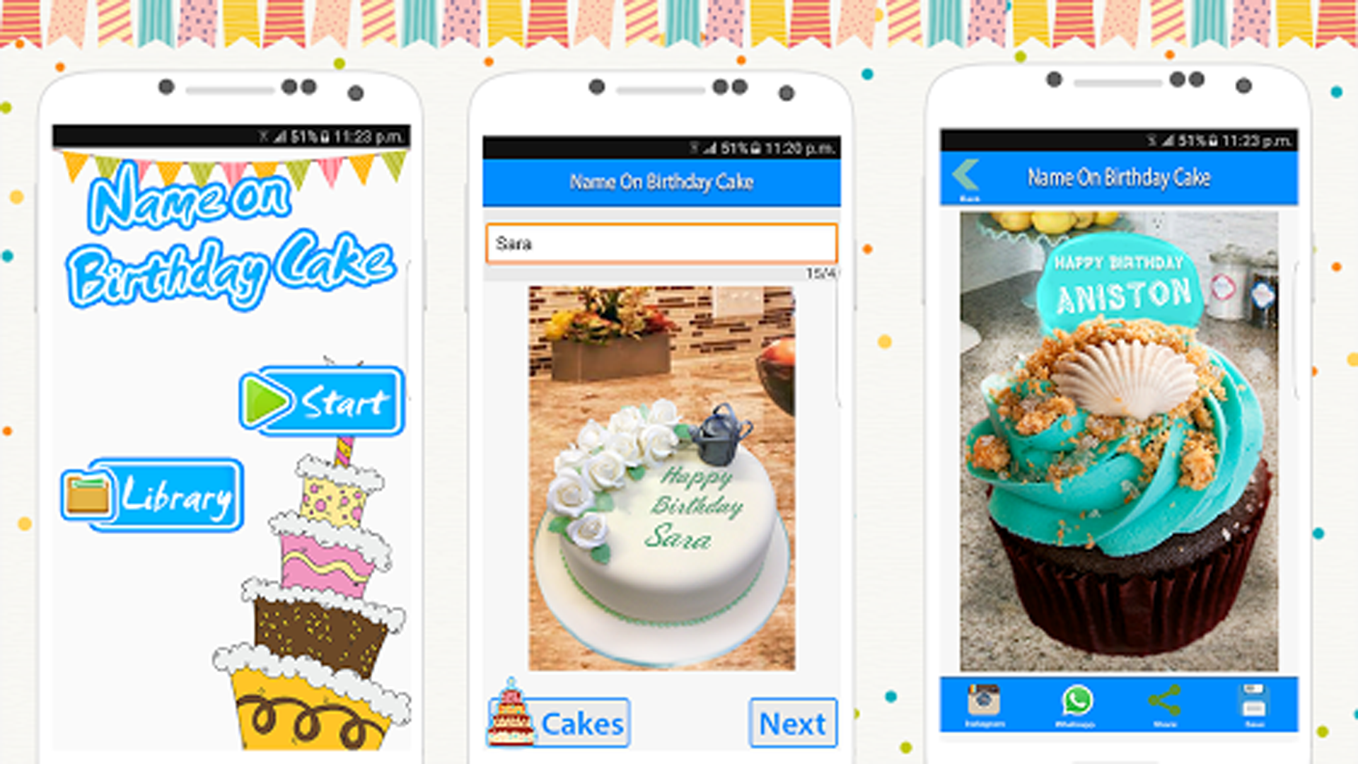 TOP app Android làm thiệp và lồng ảnh vào bánh sinh nhật - Download.vn
