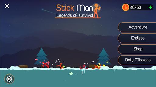 Stickfight: Legend of Survival - Gameplay image of android game
