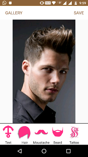 Boys Hairstyle Photo Editor - Image screenshot of android app