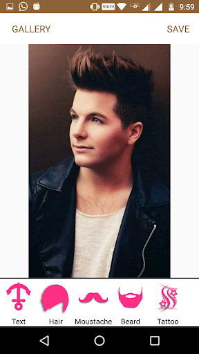 Boys Hairstyle Photo Editor - Image screenshot of android app