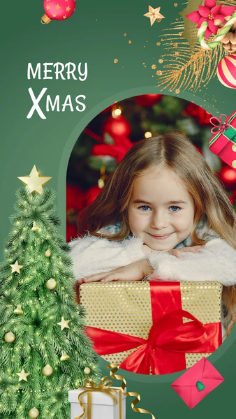 Christmas Photo Frame & Quotes - Image screenshot of android app