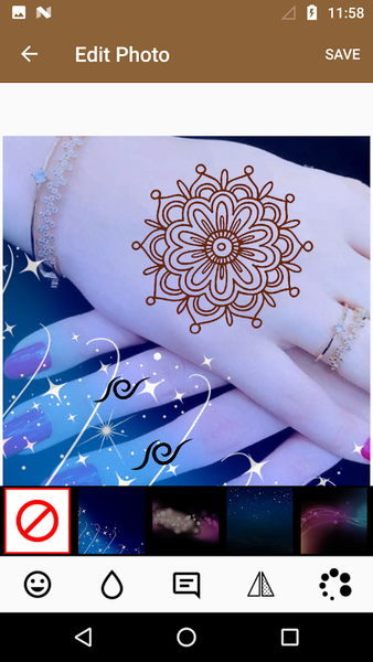 Mehndi Design Photo Editor - Image screenshot of android app