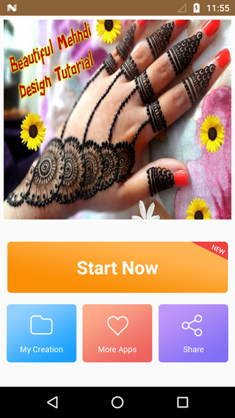 Mehndi Design Photo Editor - عکس برنامه موبایلی اندروید