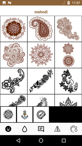Mehndi Design Photo Editor - Image screenshot of android app