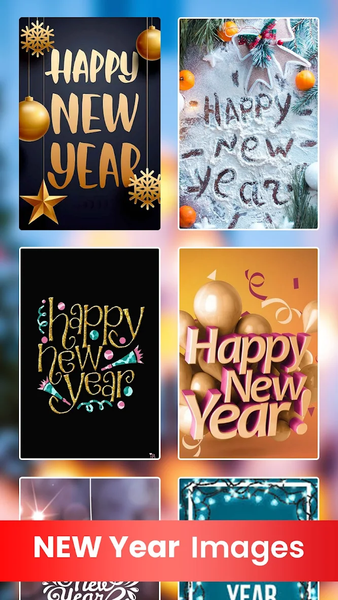 New Year Photo Frame & Quotes - Image screenshot of android app