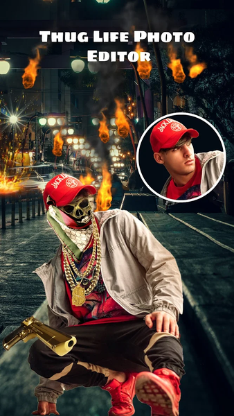 Thug Life Photo Editor - Image screenshot of android app