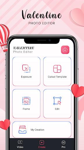 Valentine Day Photo Editor - Image screenshot of android app