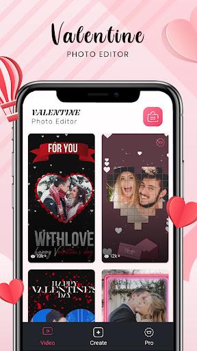 Valentine Day Photo Editor - Image screenshot of android app