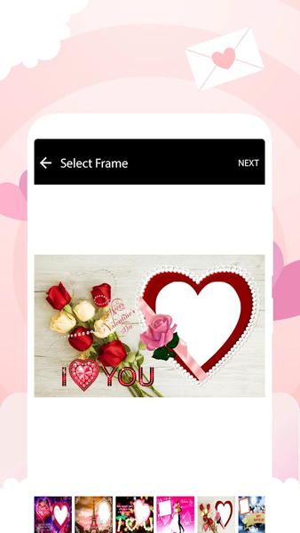 Valentines Day Photo Frame - Image screenshot of android app