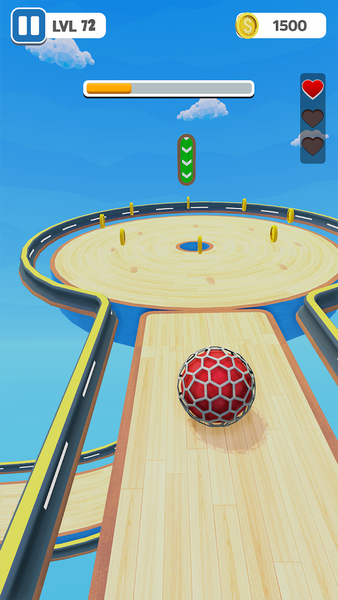 Skyball Run Rolling Ball Game - عکس بازی موبایلی اندروید