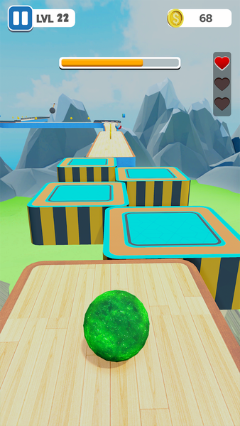 Skyball Run Rolling Ball Game - عکس بازی موبایلی اندروید
