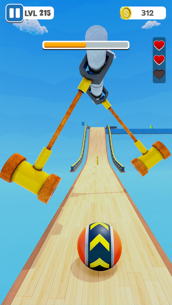 Skyball Run Rolling Ball Game - عکس بازی موبایلی اندروید