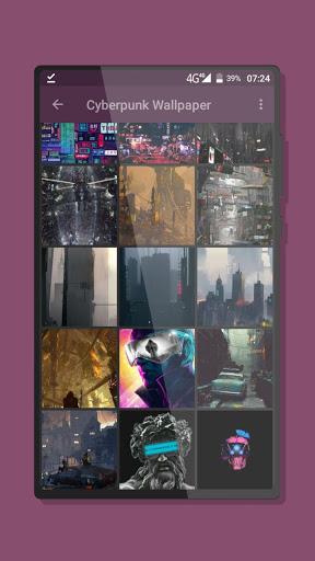 Cyberscape - Cyberpunk Wallpapers - Image screenshot of android app