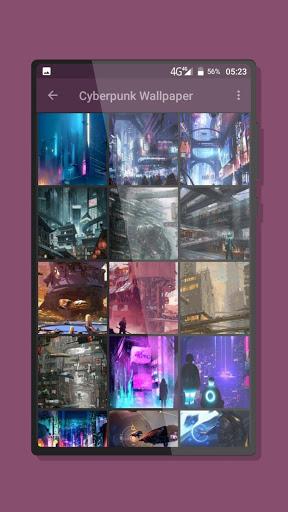 Cyberscape - Cyberpunk Wallpapers - Image screenshot of android app