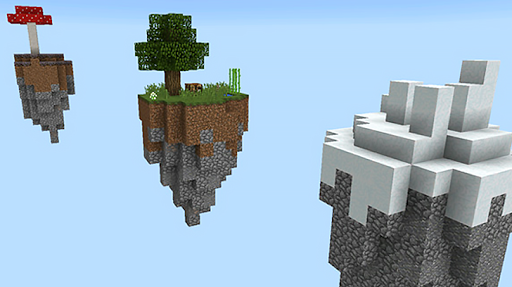 skyblock survival maps for mcpe - Image screenshot of android app