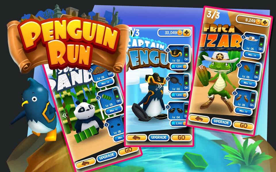 Penguin Run - Gameplay image of android game