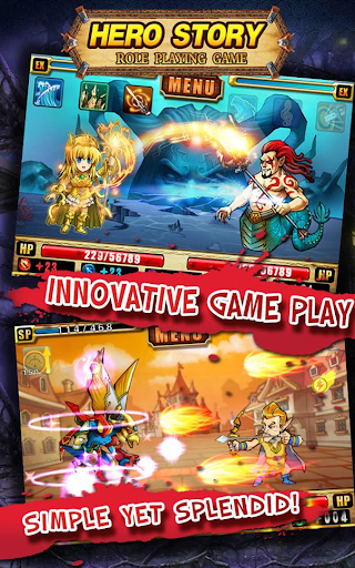 RPG Hero Story - Gameplay image of android game