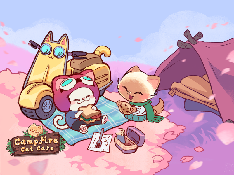 Campfire Cat Cafe - عکس بازی موبایلی اندروید