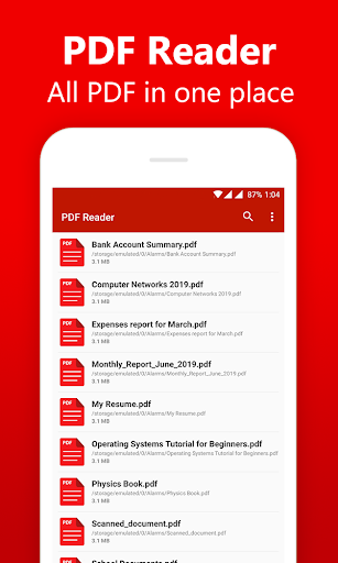 PDF Reader - Just 1 MB, Viewer, Light Weight 2019 - Image screenshot of android app