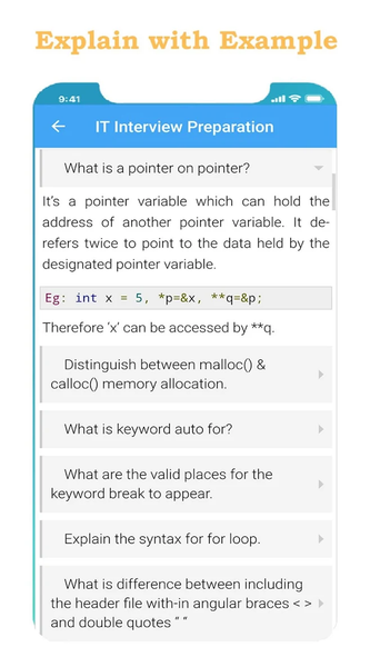 IT Interview Question & Answer - عکس برنامه موبایلی اندروید