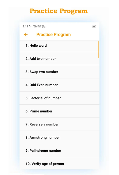Learn Javascript - عکس برنامه موبایلی اندروید