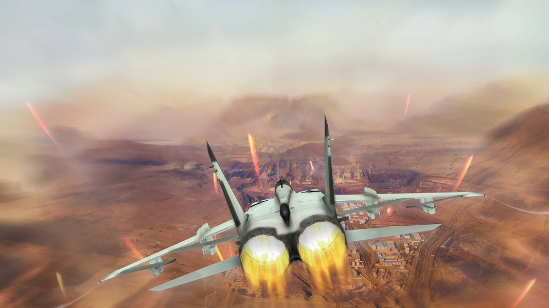 Fighter Jet Air Combat Battle - Gameplay image of android game