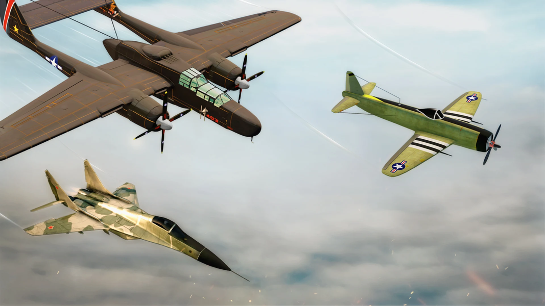 Fighter Jet Air Combat Battle - عکس بازی موبایلی اندروید