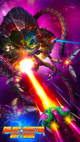Galaxy Shooter Sky Force - عکس بازی موبایلی اندروید