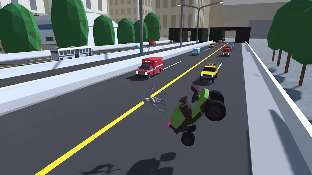 Ragdoll Traffic 3D - عکس بازی موبایلی اندروید