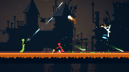 Stickmen Fighter Infinity - Gameplay image of android game