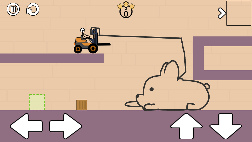 Physic Draw Brain Challenge - Gameplay image of android game