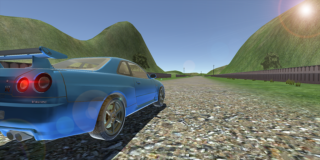 Skyline Drift Simulator - Gameplay image of android game