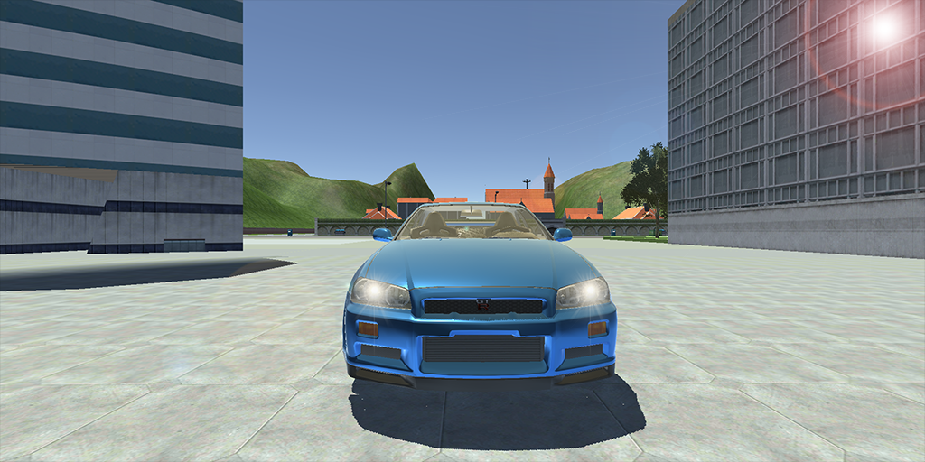 Skyline Drift Simulator - Gameplay image of android game