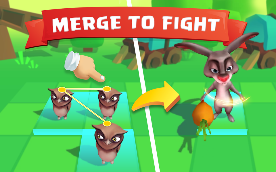 Animal Merge - Evolution Games - عکس بازی موبایلی اندروید