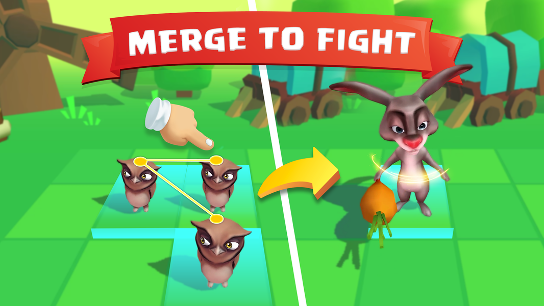 Animal Merge - Evolution Games - عکس بازی موبایلی اندروید