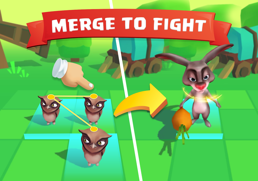Animal Merge - Evolution Games - عکس بازی موبایلی اندروید