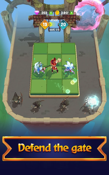 Merge Tower Defense 3D - Gameplay image of android game