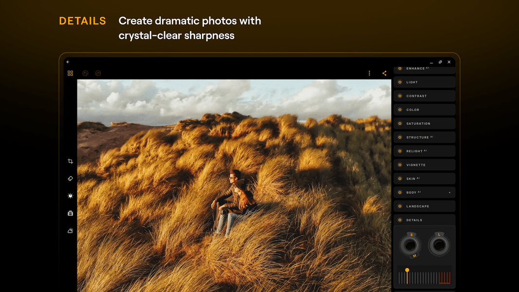 Luminar: Photo Editor - عکس برنامه موبایلی اندروید