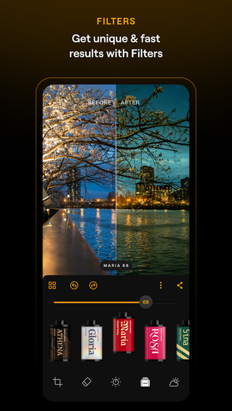 Luminar: Photo Editor - عکس برنامه موبایلی اندروید