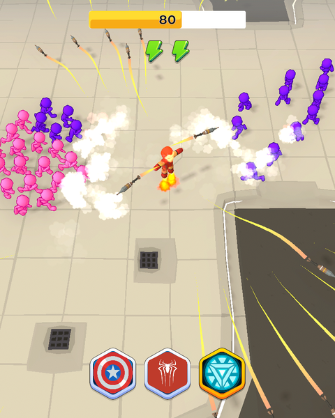 Superhero Shift - Gameplay image of android game